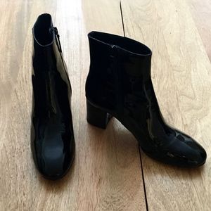 J. Crew Hadley Patent Leather High Heel Ankle Boot